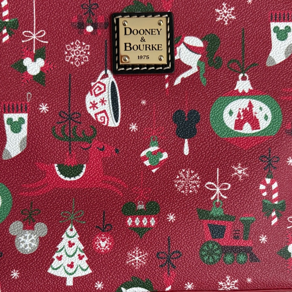 Dooney & Bourke Disney Christmas Festive Crossbody Bag - Picture 2 of 9